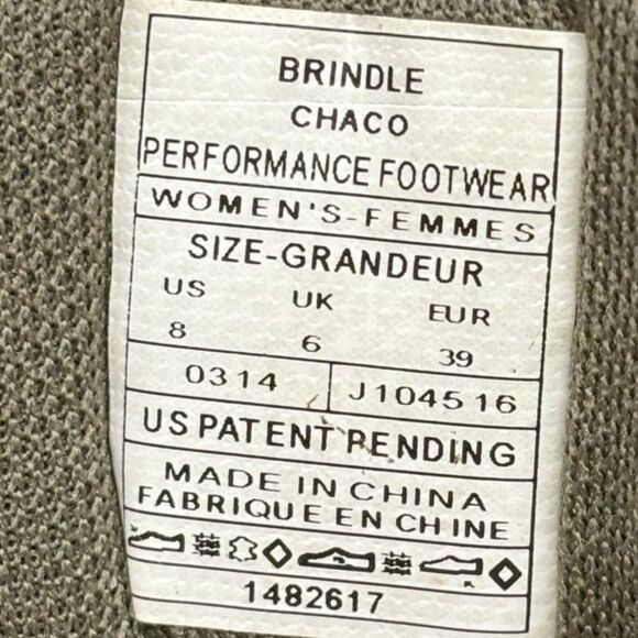 Chaco Womens Brindle Hiking Trail Outdoor LUVSEAT Comfort Shoes Size‎ 8 - Picture 10 of 10